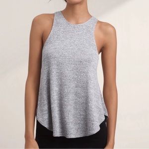 Purple Wilfred Free Aritzia racer back top